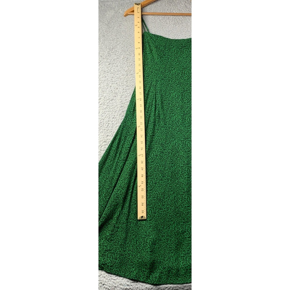 Reformation Dress Womens Size 2 Vollare Dress In Jitterbug Green and Black Dress - Picture 2 of 10